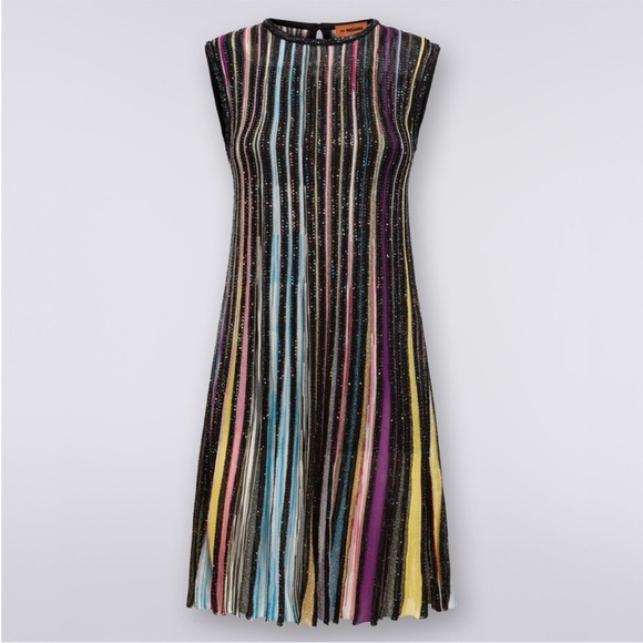 Missoni Dresses & Skirts - Like new Missoni Pleated sleeveless mini-dress with sequins $1,530 38